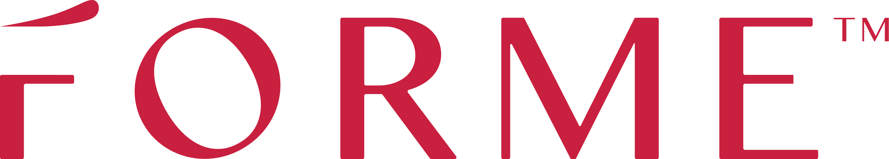 Red text on a white background spelling "FORME" with a trademark symbol.